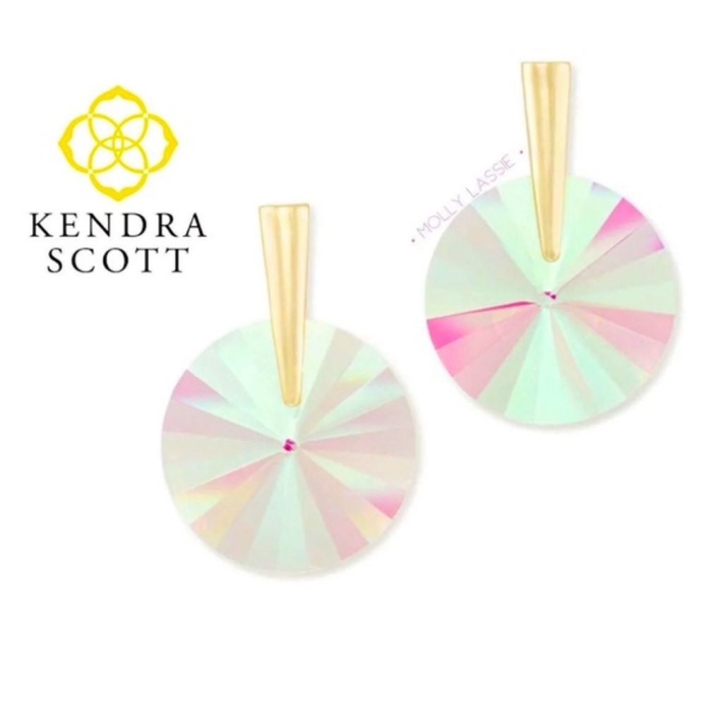 Kendra Scott Pink and Blue Earrings - Picture 2 of 4